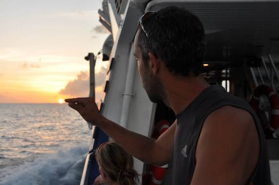 Pôr-do-sol perfeito em St. Bath. Não é à tôa que é considerado um dos mais bonitos do Caribe!